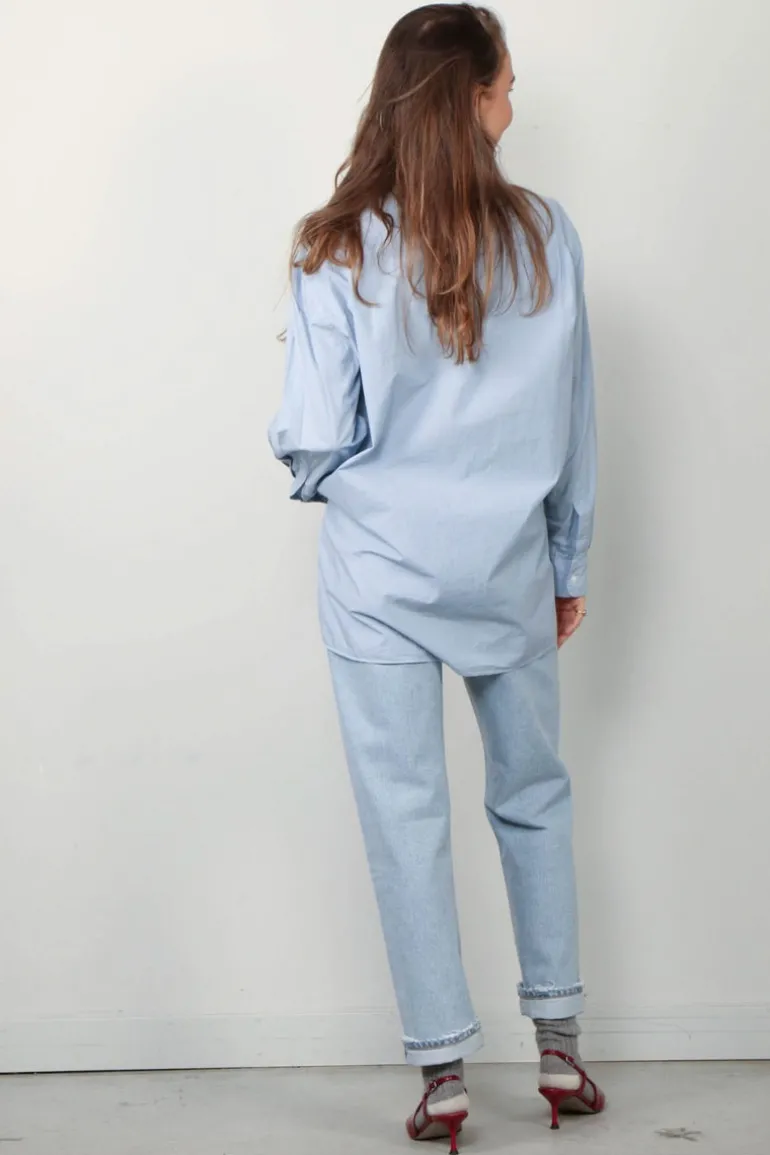 NILI LOTAN Blouse - Yorke - Cambridge blue