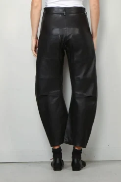 Nili Lotan Broek - Shon - Black Leather