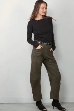 NILI LOTAN top - Long Sleeve - washed black