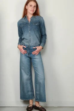Nili Lotan Blouse - Travis - Classic Wash