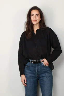 NILI LOTAN blouse - Neville - midnight