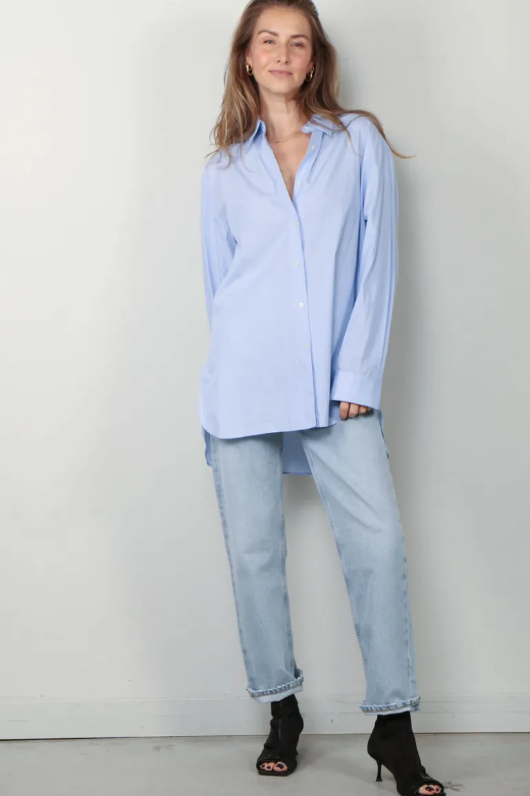 NILI LOTAN blouse - Yorke - sky blue