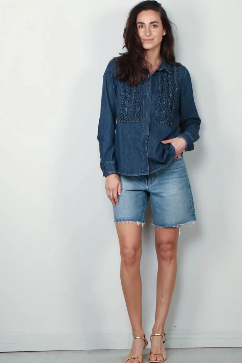 Nili Lotan Blouse - Lexa - Classic Wash