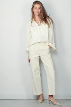 Nili Lotan Broek - Cargo - Leofred - Stone