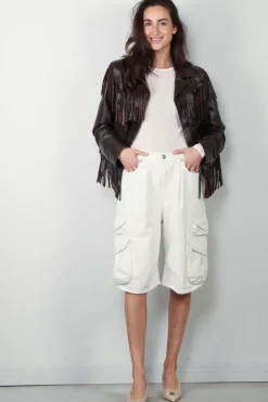 Nili Lotan Jacket - Eloi - Leather - Dark Brown