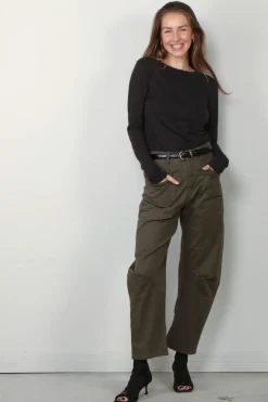 NILI LOTAN top - Long Sleeve - washed black