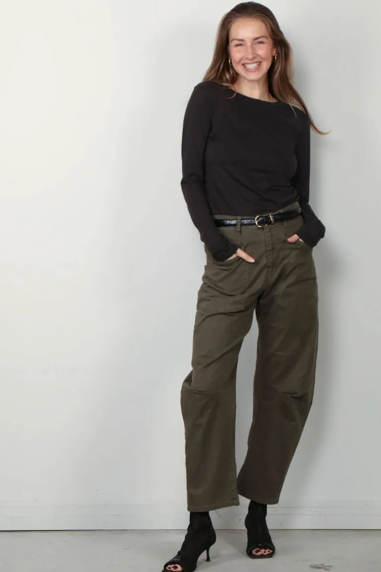 NILI LOTAN top - Long Sleeve - washed black