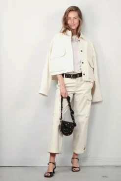 Nili Lotan Broek - Cargo - Leofred - Stone