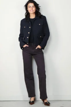 Nili Lotan T-shirt - Brady -  Dark navy