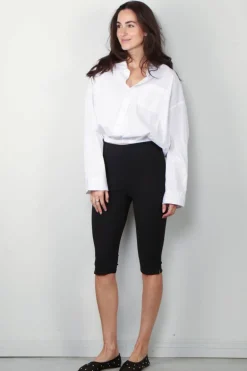 R13 Blouse - Crossover bubble shirt - White