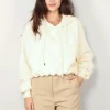 R13 Hoodie - Balloon popover hoodie - Natural
