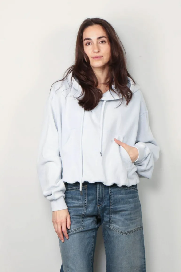 R13 Hoodie - Balloon Popover Hoodie - Light Blue