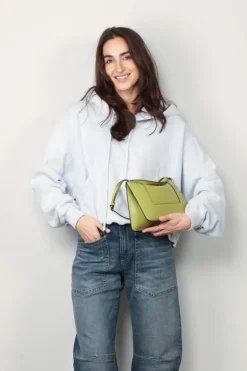 R13 Hoodie - Balloon Popover Hoodie - Light Blue