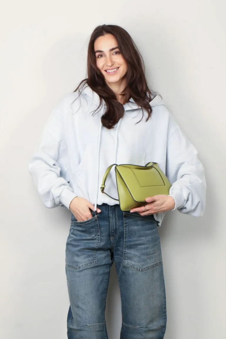 R13 Hoodie - Balloon Popover Hoodie - Light Blue