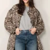 R13 Jas - Taped Liner Coat - Wolly Leopard