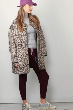 R13 Jas - Taped Liner Coat - Wolly Leopard