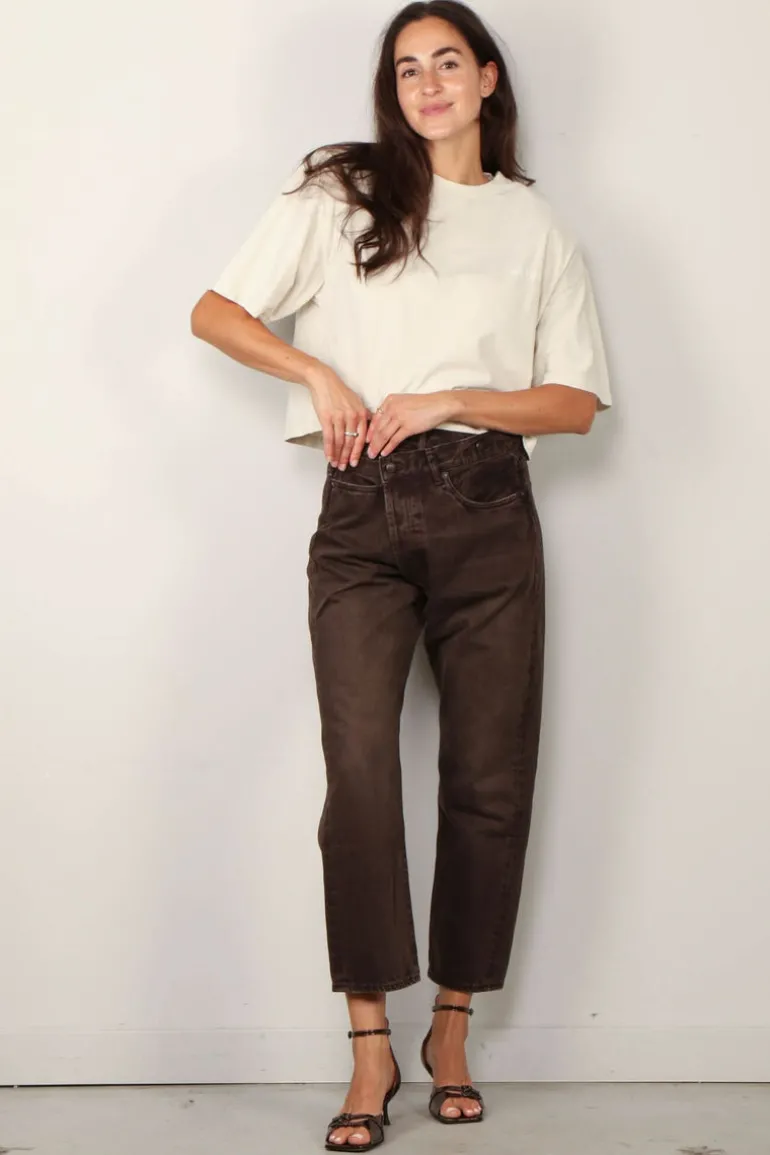 R13 Jeans - Crossover - Vintage chocolate brown