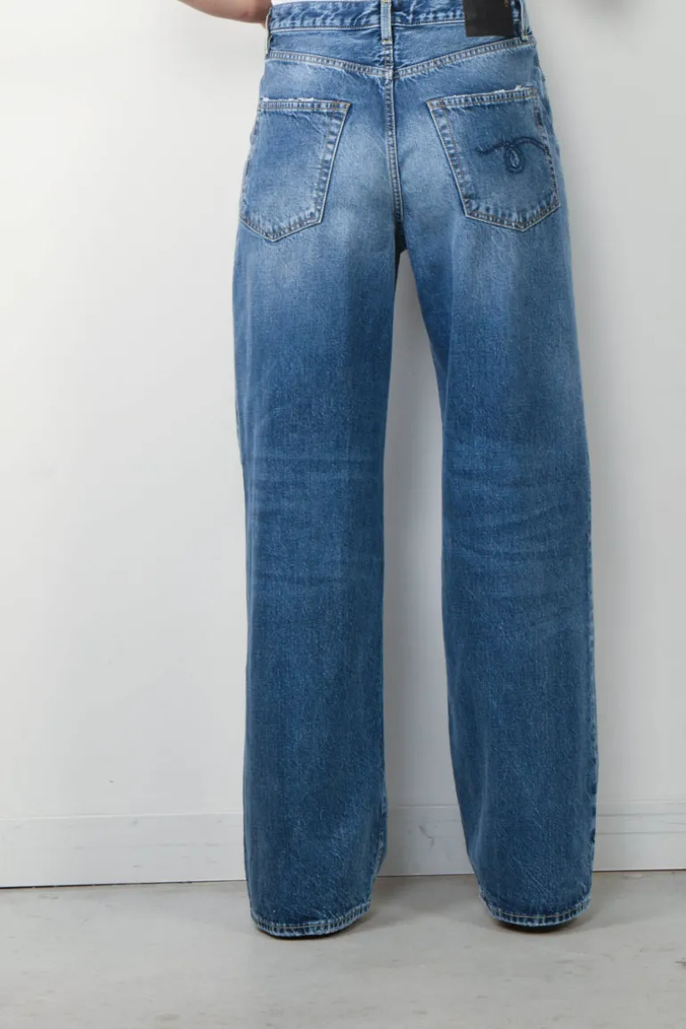 R13 Jeans - D'Arcy Loose Jean - Hutton Blue