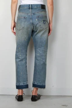 R13 Jeans - Crossover Jean - Gold Blue