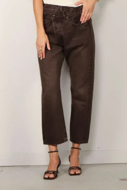 R13 Jeans - Crossover - Vintage chocolate brown