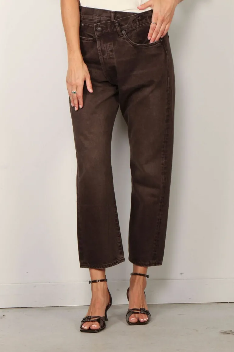 R13 Jeans - Crossover - Vintage chocolate brown