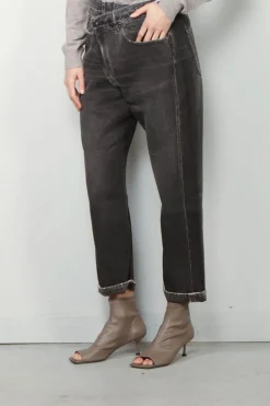 R13 Jeans - Cross over jean - Mud grey