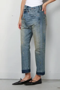 R13 Jeans - Crossover Jean - Gold Blue