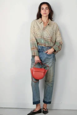 R13 Jeans - Crossover Jean - Gold Blue