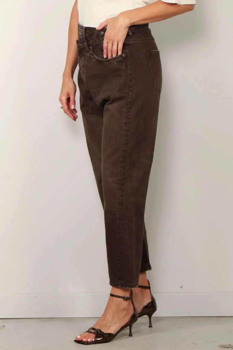 R13 Jeans - Crossover - Vintage chocolate brown