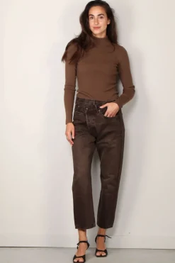 R13 Jeans - Crossover - Vintage chocolate brown