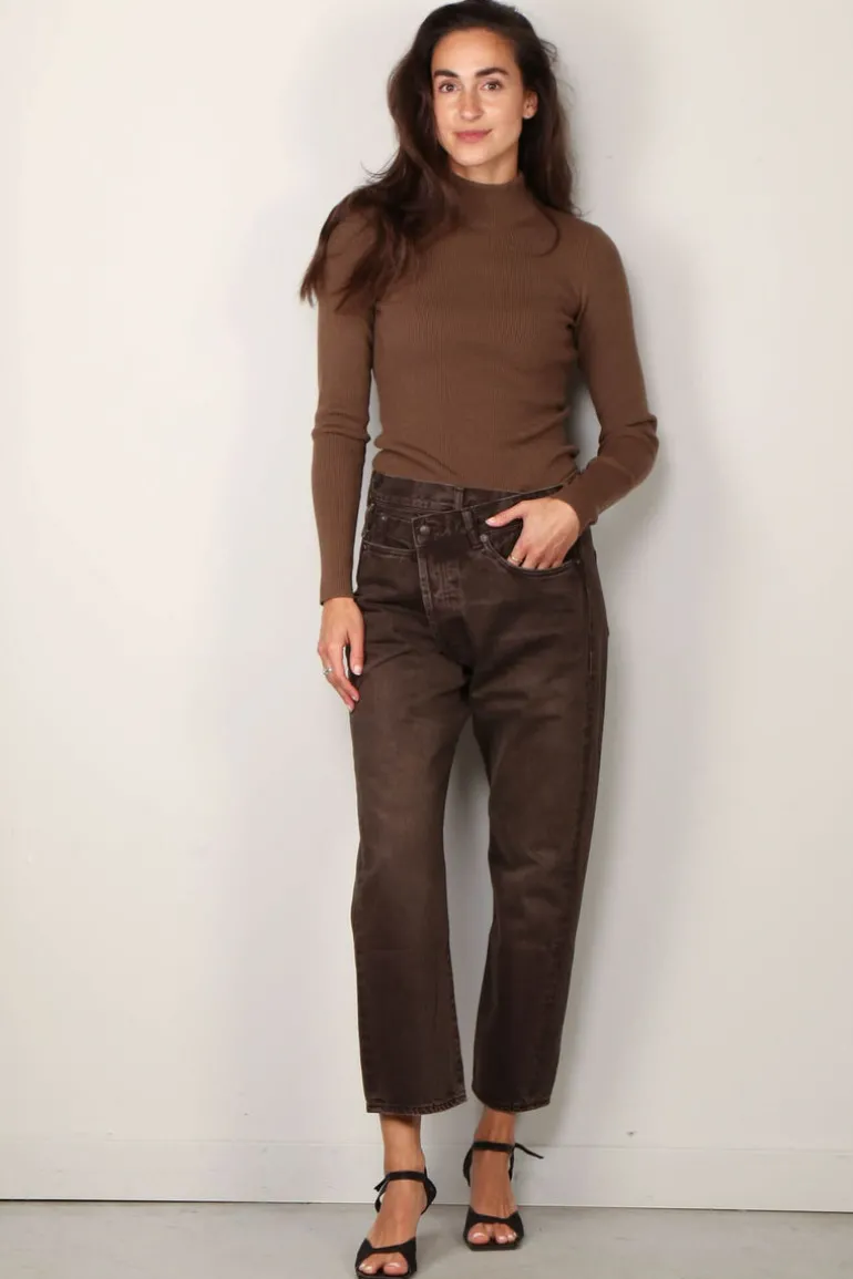 R13 Jeans - Crossover - Vintage chocolate brown