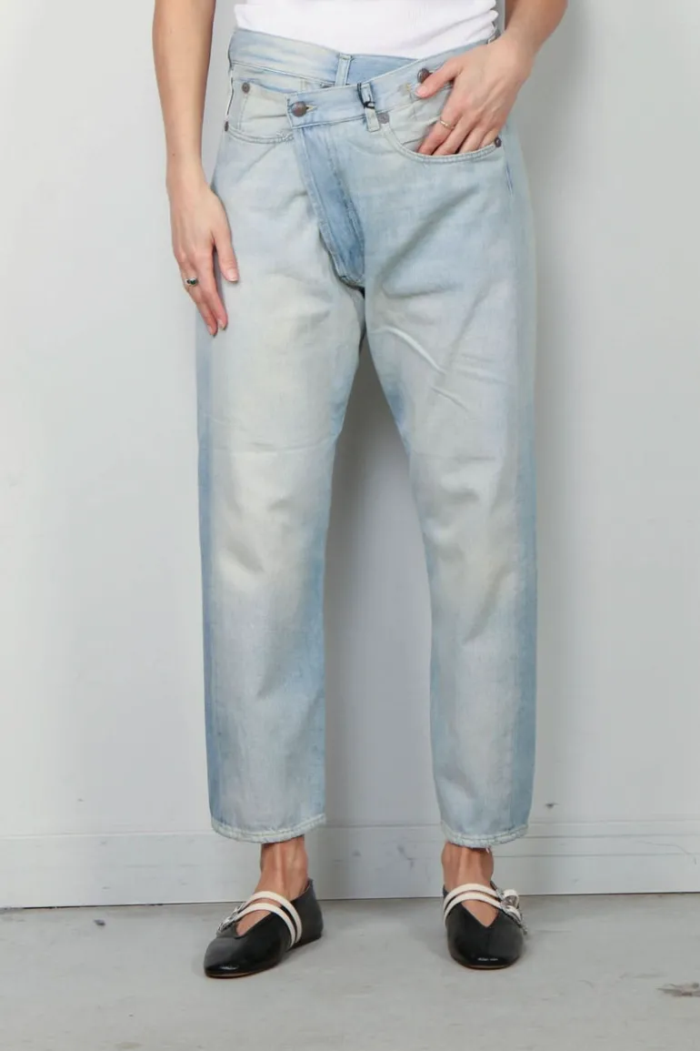 R13- jeans Crossover Jean - Toni Blue