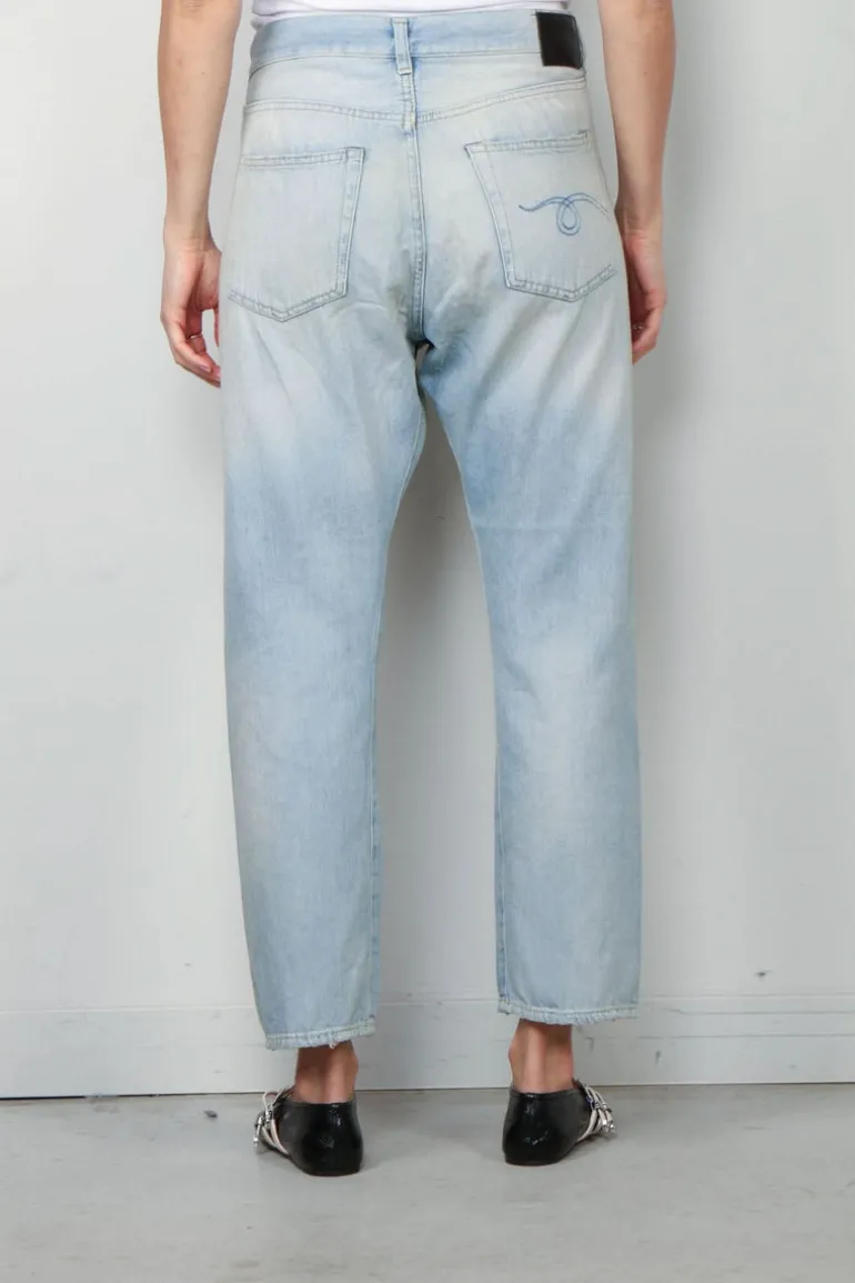 R13- jeans Crossover Jean - Toni Blue