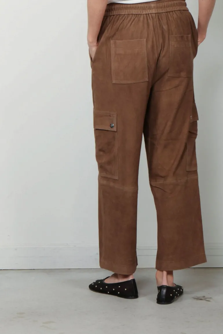 Raiine Broek - Hill - Suede - Dusty Brown