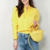 Ralph Lauren Blouse - Classic Long Sleeve Button Front Shirt - Sunfish Yellow
