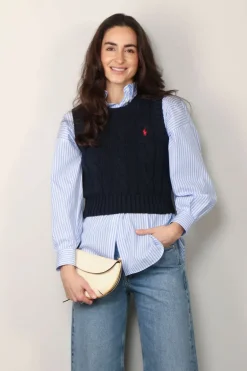 Ralph Lauren Spencer - Ctn Sleeveless Pullover - Hunter Navy