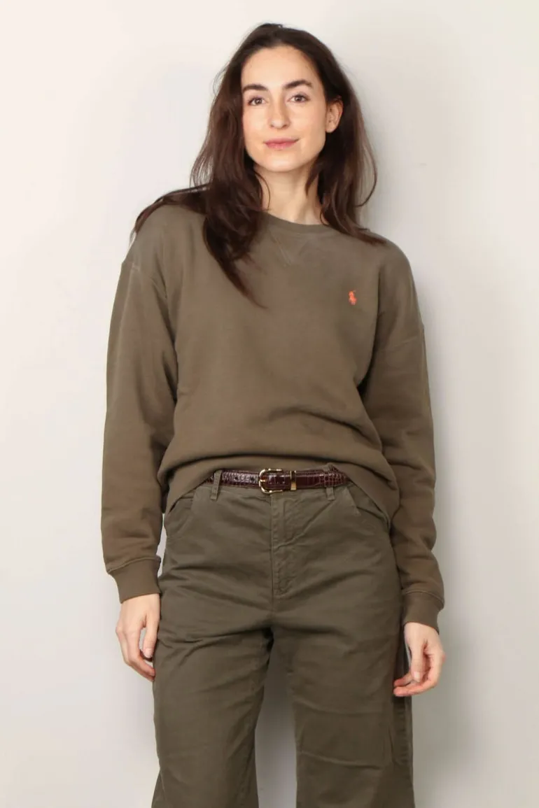 Ralph Lauren Sweater PRL CN PO Long Sleeve Sweatshirt - Thermal Green