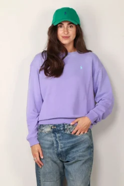 Ralph Lauren Sweater - PRL CN PO-long sleeve sweatshirt - Pure lilac
