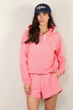 Ralph Lauren hoodie - PRL SHRNKHD-LONG SLEEVE - RIBBON PINK
