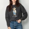 Ralph Lauren Sweater - FRG BR CN FL-LONG sleeve-sweatshirt - Pebble black