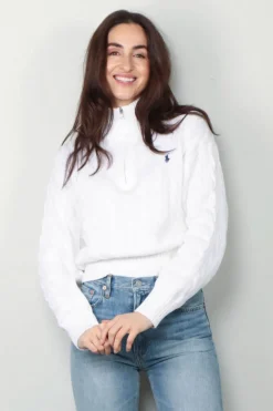 Ralph Lauren Sweater - Long Sleeve Pullover - White