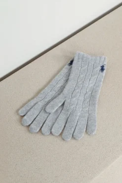 Ralph Lauren handschoenen - CLASSIC GLV - SOFT GREY