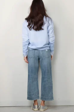 Ralph Lauren sweater - PRL CN PO-LONG SLEEVE - CHAMBRAY BLUE