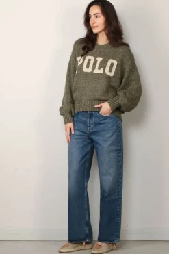 Ralph Lauren Sweater - Polo Intrsia - Field Sage Marl