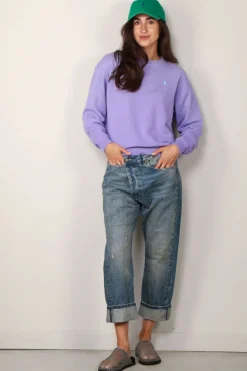 Ralph Lauren Sweater - PRL CN PO-long sleeve sweatshirt - Pure lilac