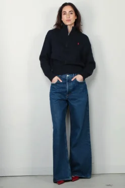 Ralph Lauren Sweater - Long Sleeve Pullover - Hunter Navy