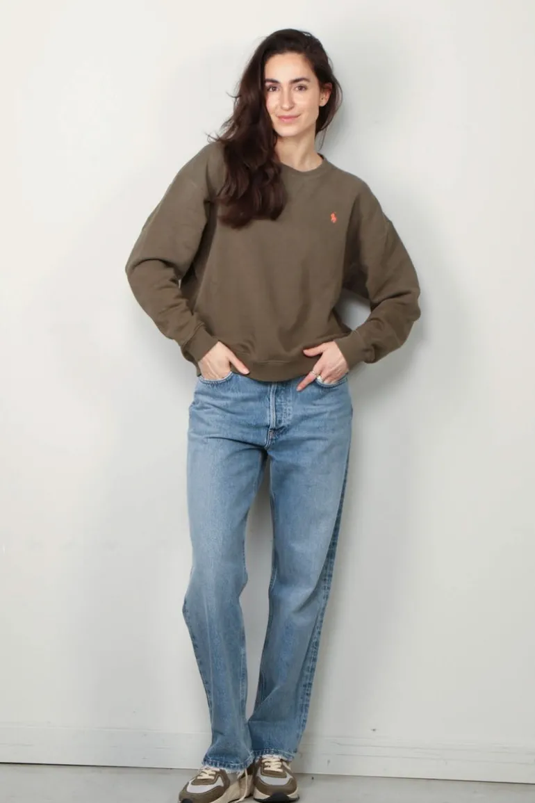 Ralph Lauren Sweater PRL CN PO Long Sleeve Sweatshirt - Thermal Green