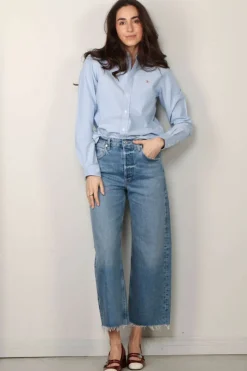 Ralph Lauren blouse - LS CRLTE ST-LONG SLEEVE - BSR BLUE