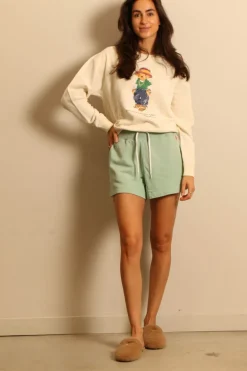 Ralph Lauren short - PRL FLC SHRT ATHLETIC - CELADON