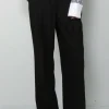 RÓHE Broek - Mid Waisted Pleated Trousers - Black